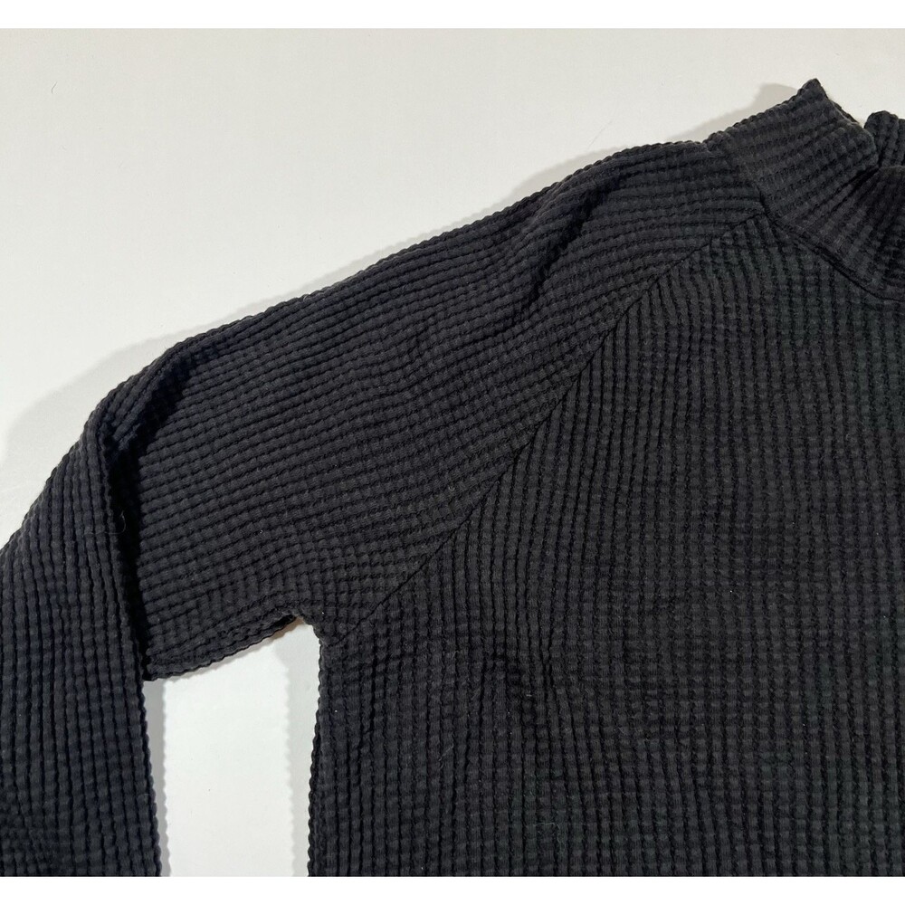 The North Face Chabot Mock Neck Waffle Knit Thermal Long Sleeve Women's 2X (ish) - Picture 3 of 10
